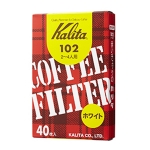 칼리타 커피샵 커피필터 2 4인용 화이트 40매 102