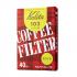 칼리타 커피샵 커피필터 4 7인용 화이트 40매 103