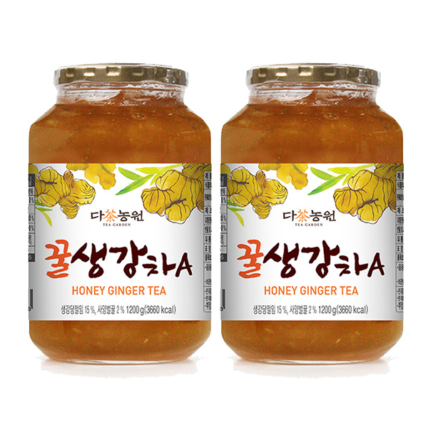 다농원 꿀생강차A 1kg 2개세트